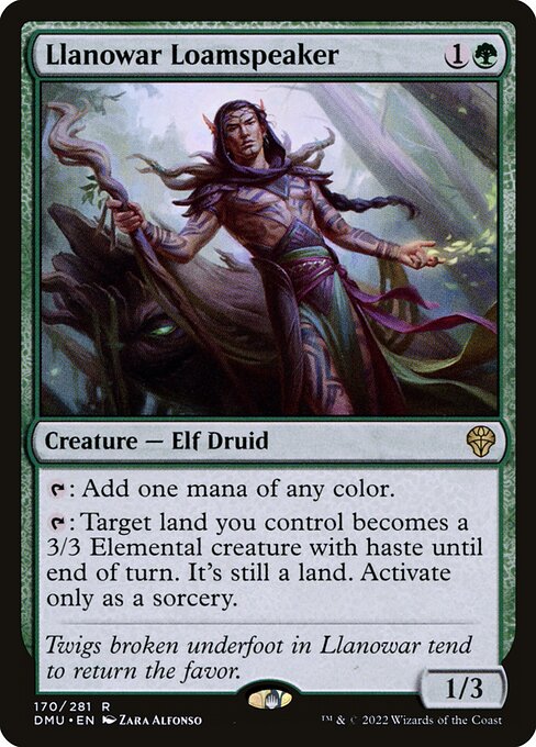 Llanowar Loamspeaker - Dominaria United