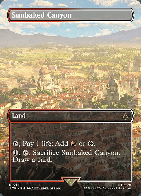 Sunbaked Canyon (Borderless) - Universes Beyond: Assassin's Creed