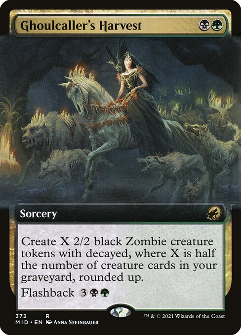 Ghoulcaller's Harvest (Extended Art) - Innistrad: Midnight Hunt