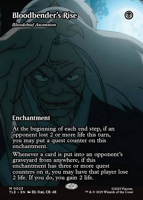 Bloodbender's Rise - Bloodchief Ascension (Borderless) - Avatar: The Last Airbender: Eternal-Legal
