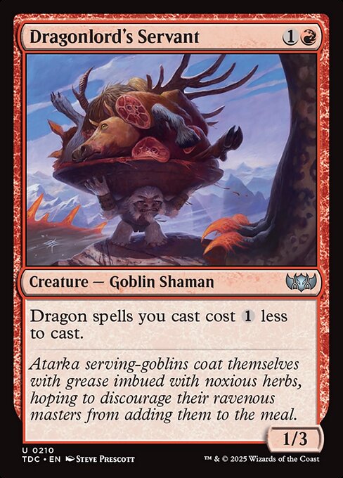 Dragonlord's Servant - Tarkir Dragonfury Promos