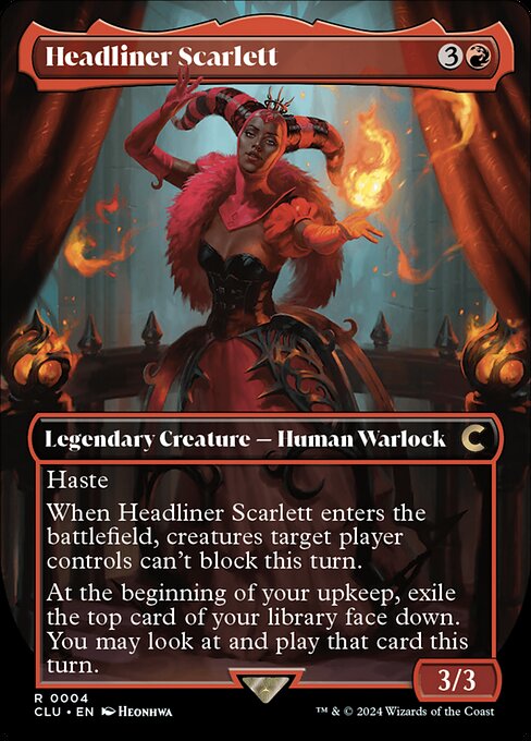 Headliner Scarlett (Borderless) - Ravnica: Clue Edition