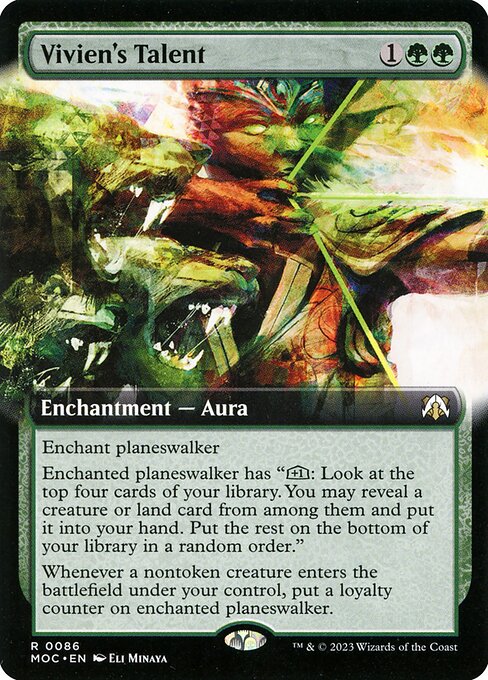 Vivien's Talent (Extended Art) - Commander: March of the Machine