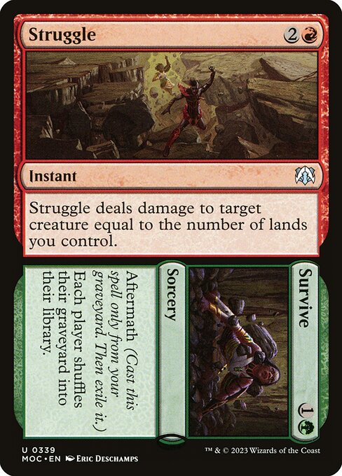 Struggle // Survive - Commander: March of the Machine