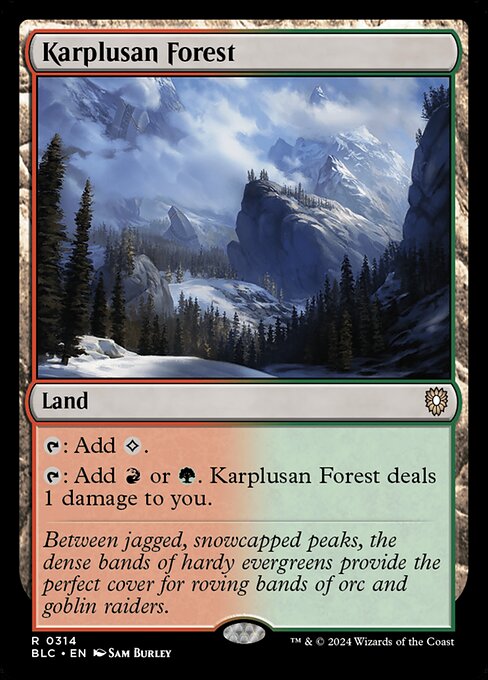Karplusan Forest - Commander: Bloomburrow