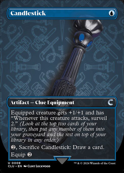 Candlestick (Borderless) - Ravnica: Clue Edition