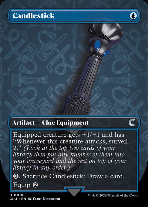 Candlestick (Borderless) - Ravnica: Clue Edition