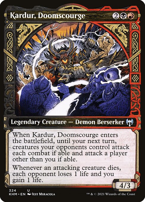Kardur, Doomscourge (Showcase) (Foil) - Kaldheim