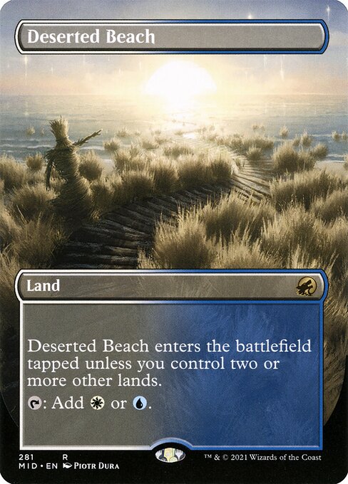 Deserted Beach (Borderless) - Innistrad: Midnight Hunt