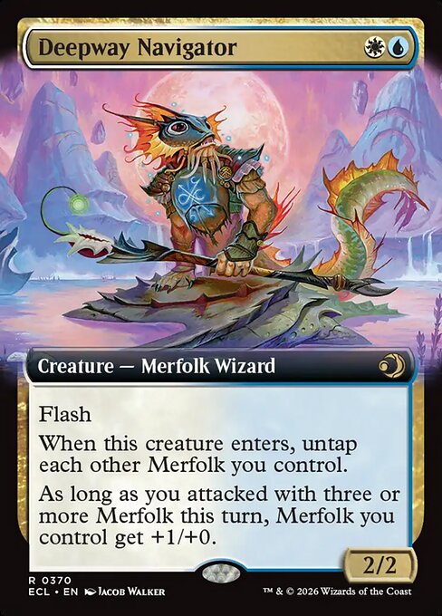 Deepway Navigator (Extended Art) (Foil) - Lorwyn Eclipsed