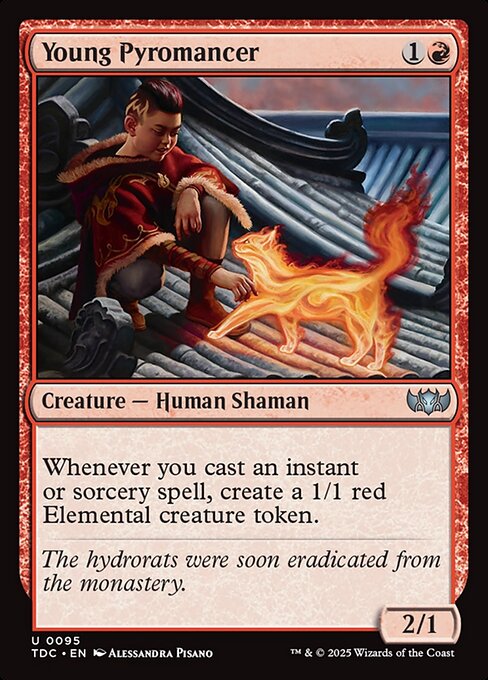 Young Pyromancer (Borderless) - Double Masters 2022
