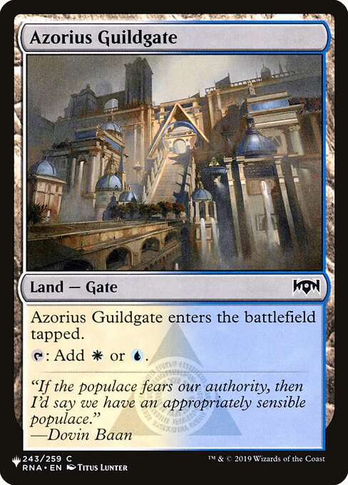 Azorius Guildgate - The List Reprints