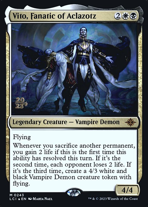 Vito, Fanatic of Aclazotz - Prerelease Cards