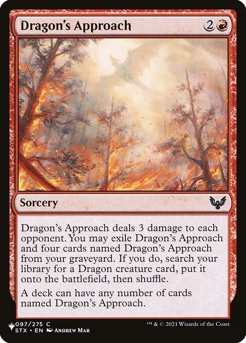 Dragon's Approach - The List Reprints