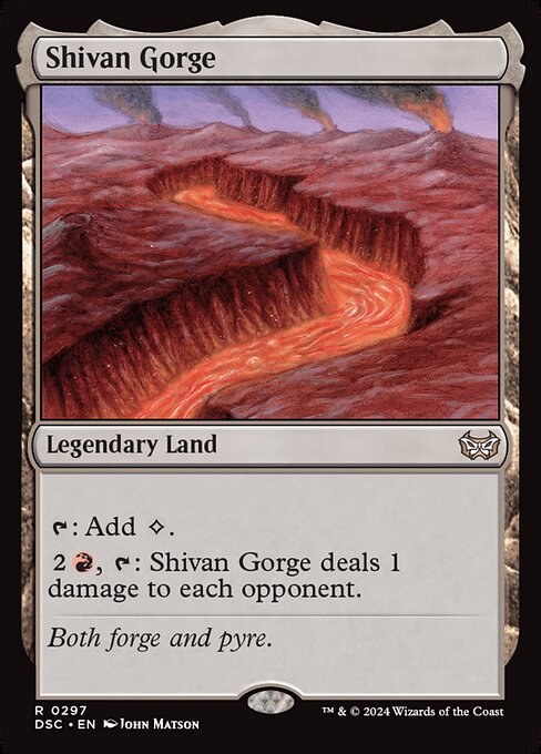 Shivan Gorge - Commander: Duskmourn: House of Horror