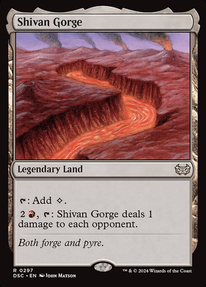 Shivan Gorge - Commander: Duskmourn: House of Horror