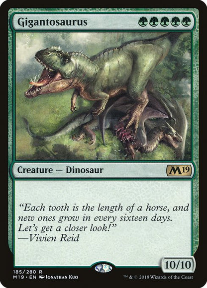 Gigantosaurus (Full Art) (Foil) - Foundations