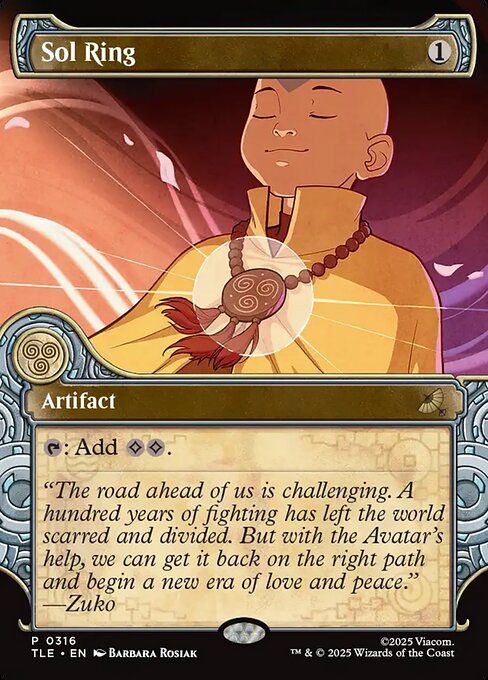 Sol Ring (Showcase) - Avatar: The Last Airbender: Eternal-Legal