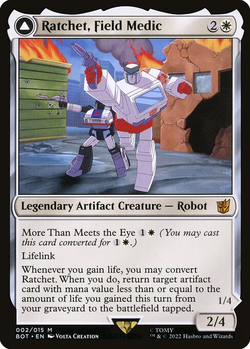 Ratchet, Field Medic - Universes Beyond: Transformers