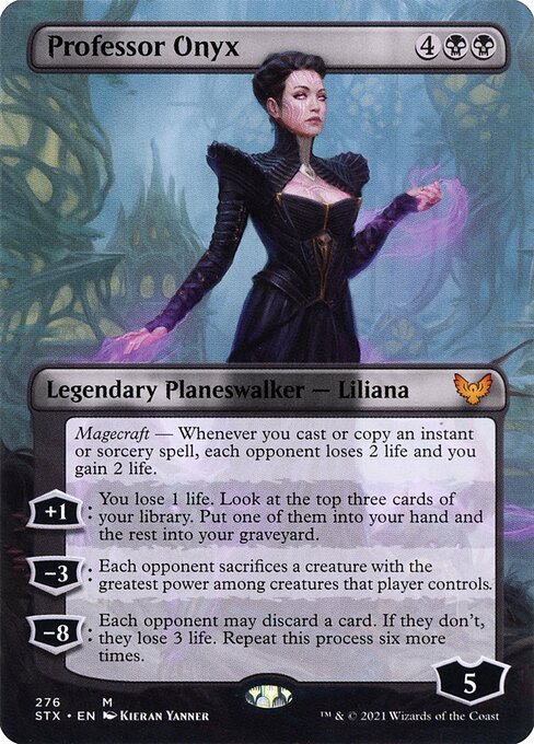 Professor Onyx (Borderless) - Strixhaven: School of Mages