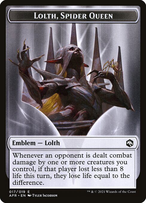Emblem - Lolth, Spider Queen - Adventures in the Forgotten Realms