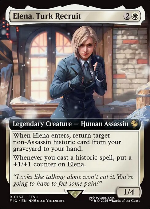 Elena, Turk Recruit (Extended Art) - Commander: FINAL FANTASY