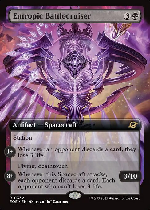 Entropic Battlecruiser (Extended Art) - Edge of Eternities
