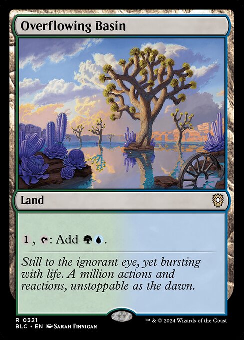 Overflowing Basin - Commander: Bloomburrow