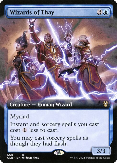 Wizards of Thay (Extended Art) - Commander Legends: Battle for Baldur's Gate
