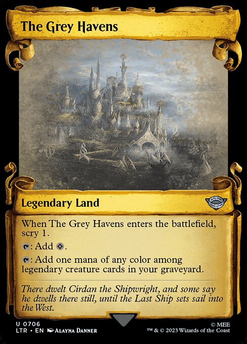 The Grey Havens (Showcase Scrolls) - Universes Beyond: The Lord of the Rings: Tales of Middle-earth