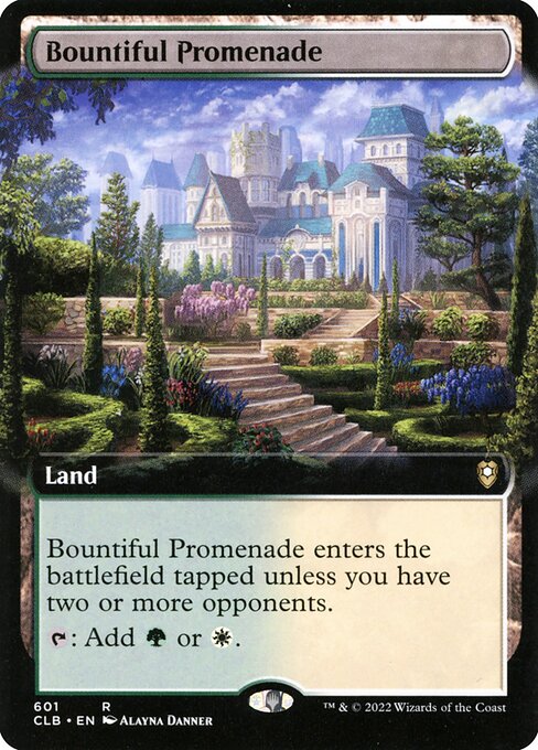 Bountiful Promenade (Extended Art) - Commander Legends: Battle for Baldur's Gate