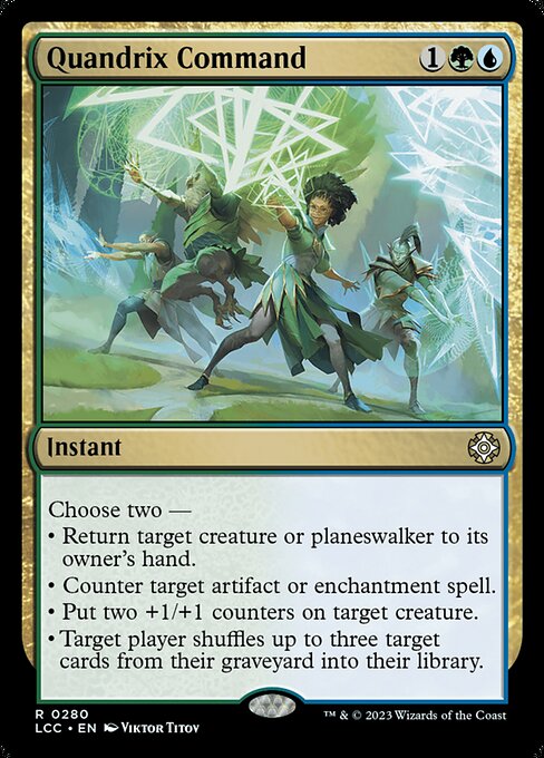 Quandrix Command - Commander: The Lost Caverns of Ixalan