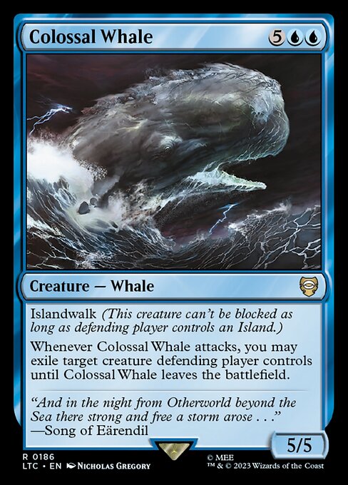 Colossal Whale - Commander: The Lord of the Rings: Tales of Middle-earth