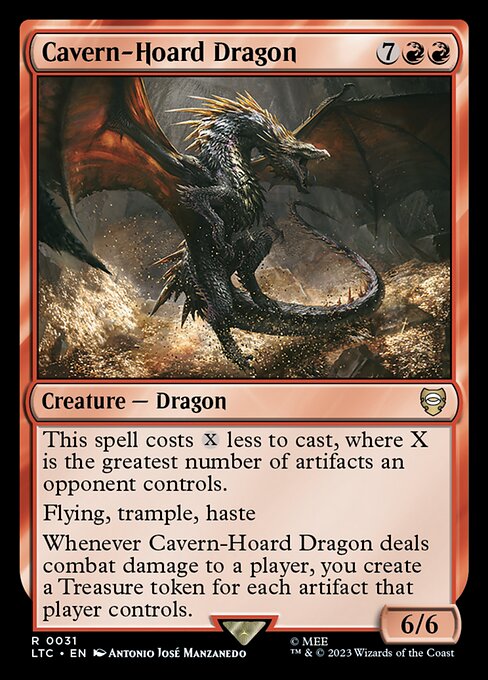 Cavern-Hoard Dragon - Commander: The Lord of the Rings: Tales of Middle-earth