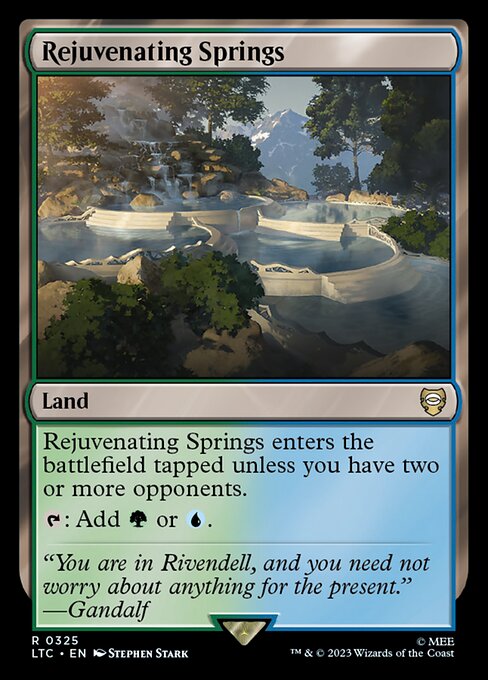 Rejuvenating Springs - Commander: The Lord of the Rings: Tales of Middle-earth