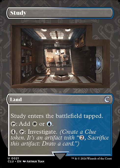 Study (Borderless) - Ravnica: Clue Edition