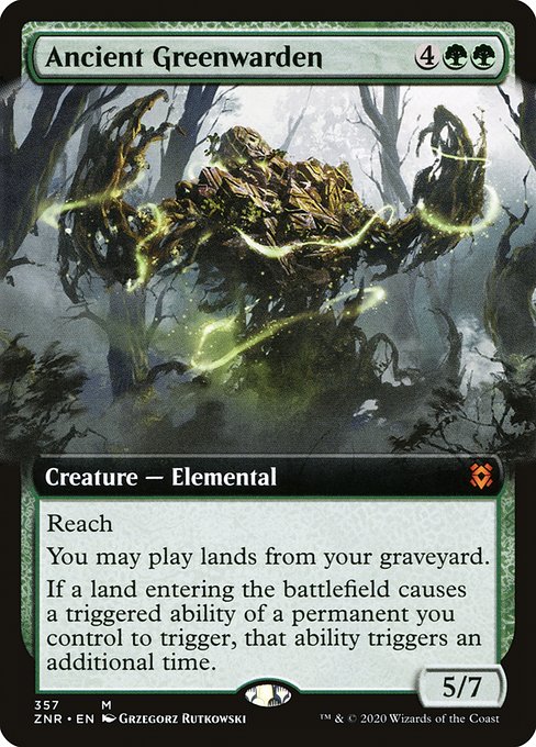 Ancient Greenwarden (Extended Art) - Zendikar Rising