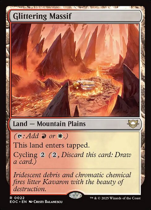 Glittering Massif - Commander: Edge of Eternities