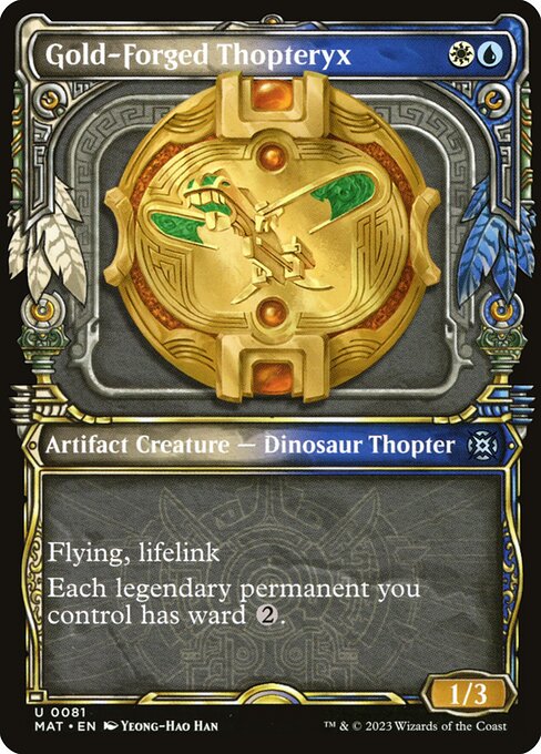 Gold-Forged Thopteryx (Showcase) - March of the Machine: The Aftermath