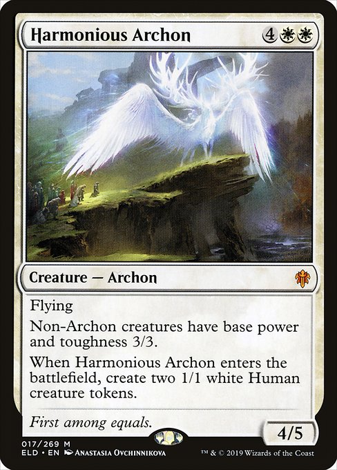 Harmonious Archon - Throne of Eldraine