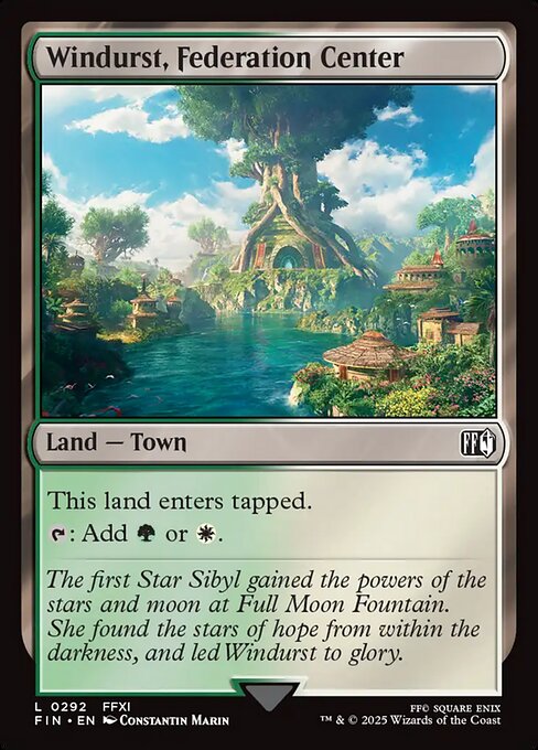 Windurst, Federation Center (Foil) - FINAL FANTASY