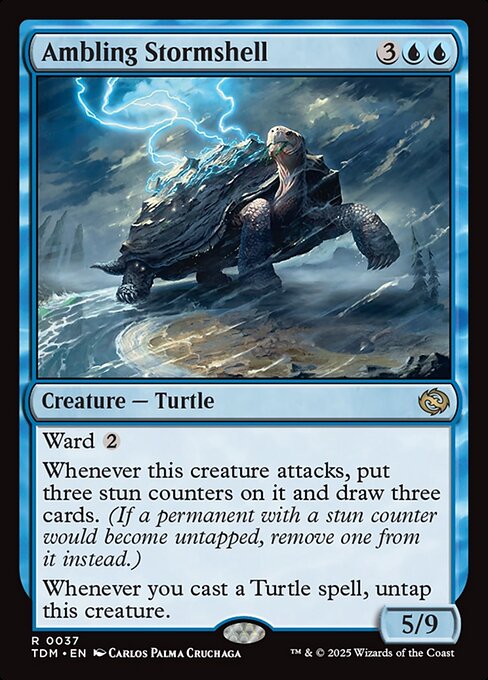 Ambling Stormshell (Foil) - Tarkir: Dragonstorm