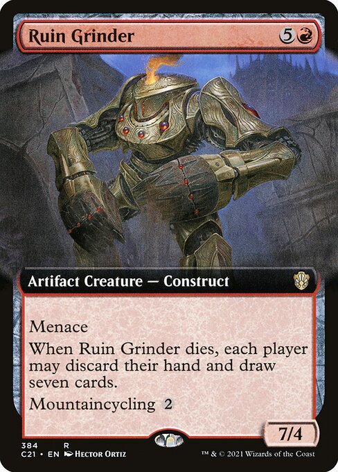 Ruin Grinder (Extended Art) - Commander 2021