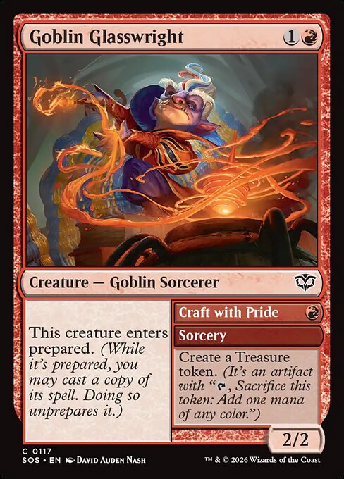 Goblin Glasswright (Foil) - Secrets of Strixhaven