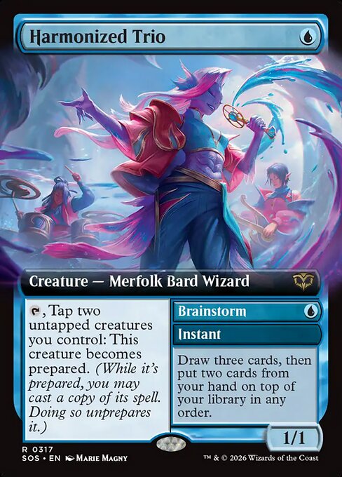Harmonized Trio (Extended Art) - Secrets of Strixhaven