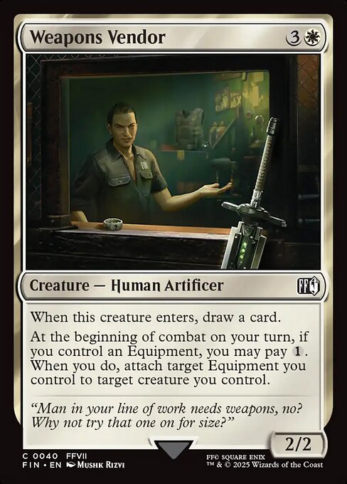 Weapons Vendor (Foil) - FINAL FANTASY