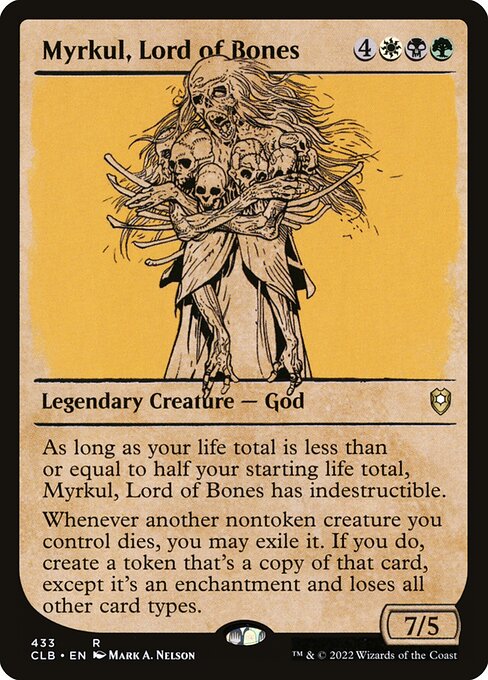 Myrkul, Lord of Bones (Showcase) - Commander Legends: Battle for Baldur's Gate