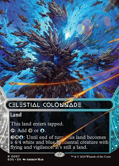 Celestial Colonnade (0007) (Borderless) - Edge of Eternities: Stellar Sights