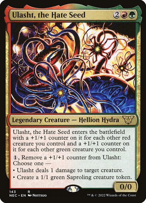 Ulasht, the Hate Seed - Commander: Kamigawa: Neon Dynasty