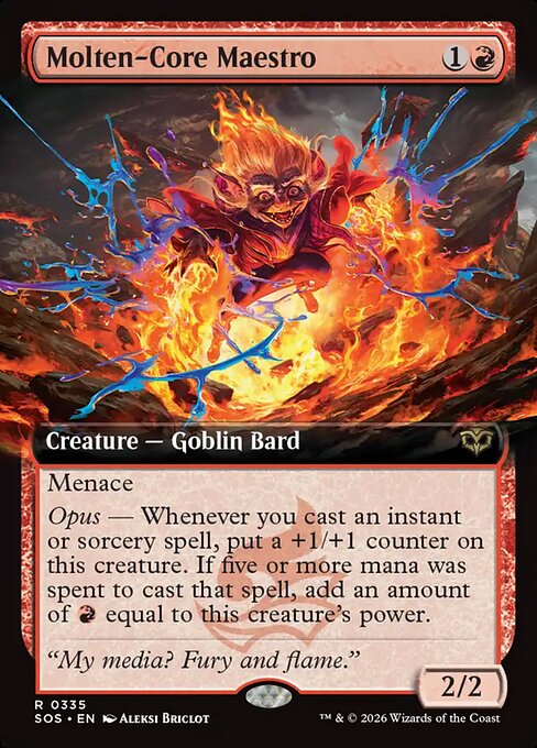 Molten-Core Maestro (Extended Art) - Secrets of Strixhaven